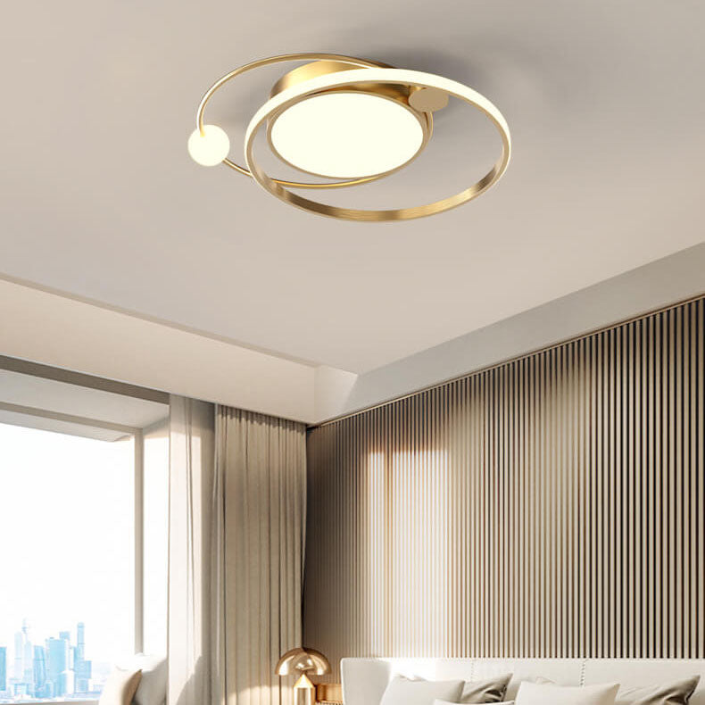 Brehn | Nordic Round Circle LED Deckenleuchte bündig montiert