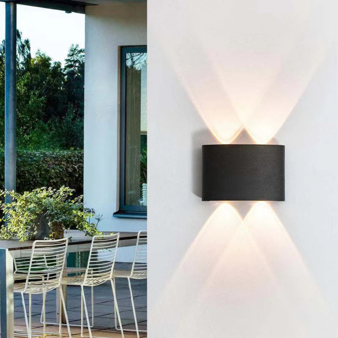 Brehn | LED Wandleuchte für Innen- und Außenbereiche