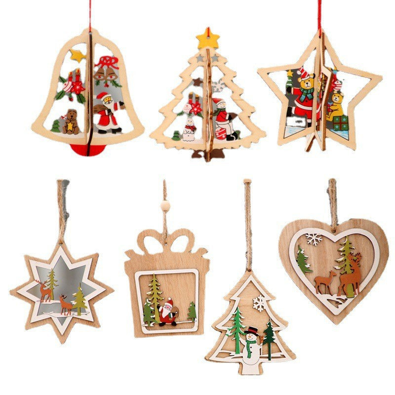 Brehn | Weihnachtlicher Holzanhänger