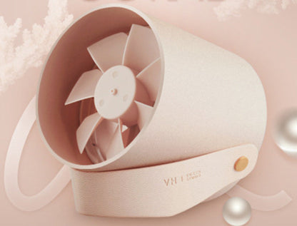 Flüsterleiser USB Betriebene Tragbarer Ventilator - Berühren Sie, um die sanfte Brise zu genießen | Brehn