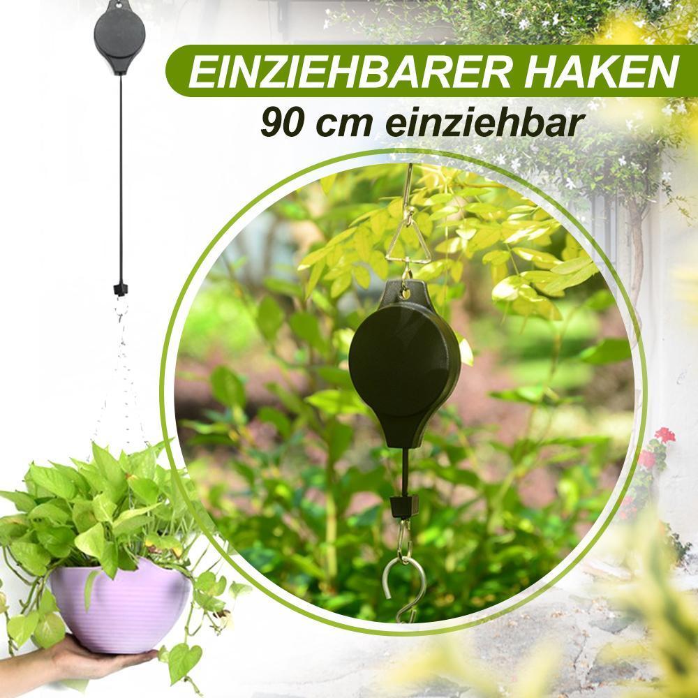 Einziehbarer Haken, Pflanze Seilzug für Garten Töpfe und Vogel-Feeder | Brehn