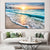 Sonniger Strand in Florida – Leinwandbild