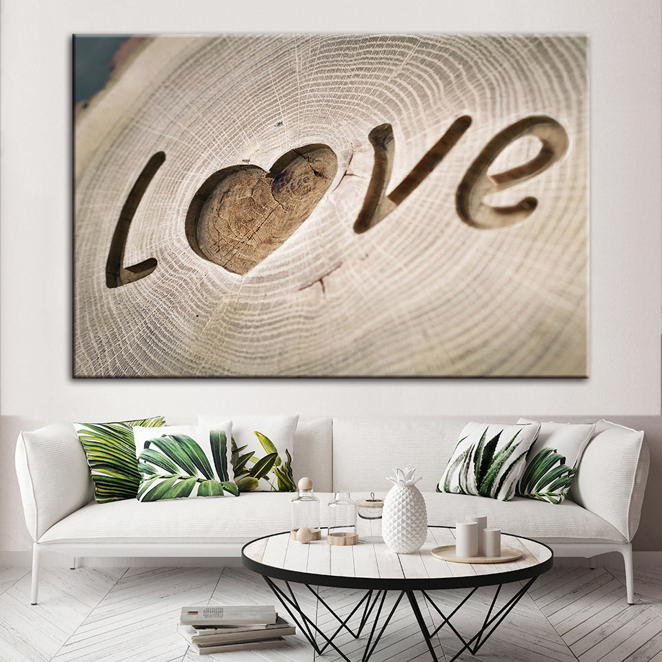 Love Forever - Leinwand Wandkunst Malerei
