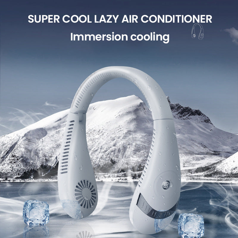 Wiederaufladbarer flügelloser tragbarer Halsventilator | Brehn