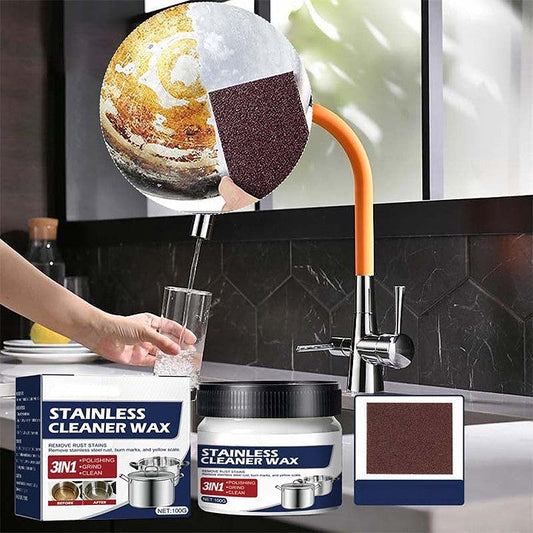 Brehn | Magische Nano Edelstahl Reinigungs-Paste Wachs