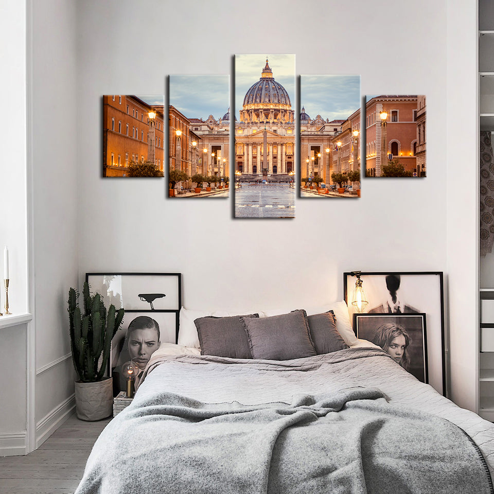 Fresh Palace 5 Stück - Leinwand Wandkunst Gemälde