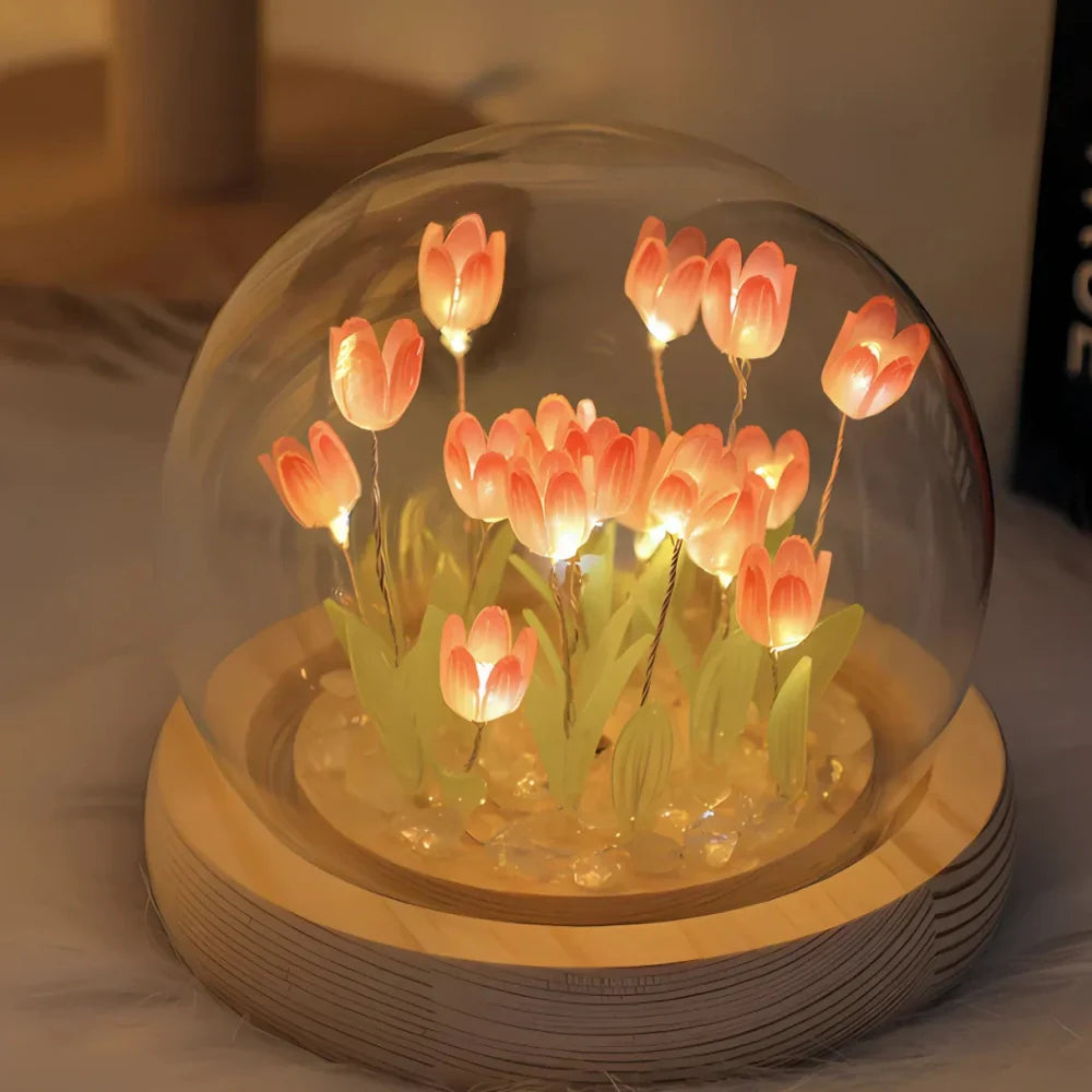Glasglocke Tulpenlicht | Brehn