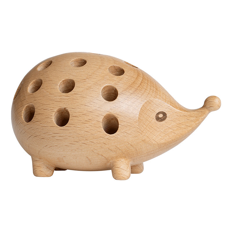 Brehn | Holz Kreativ Kleiner Igel Stiftehalter, Gutes Geschenk für Ihre Familie oder Freunde