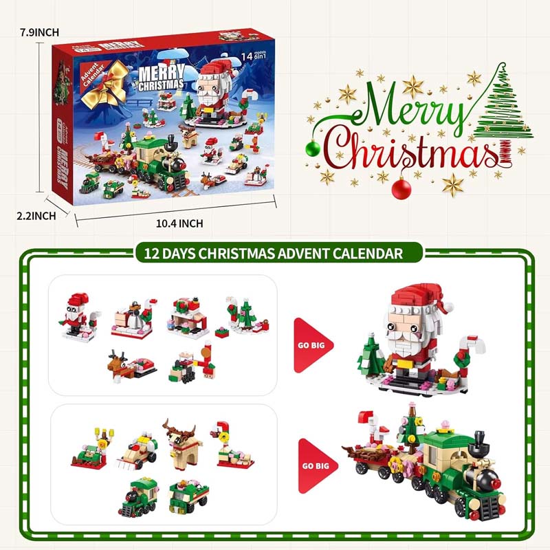 Brehn | 2024 Weihnachts-Bausteine Geschenkbox