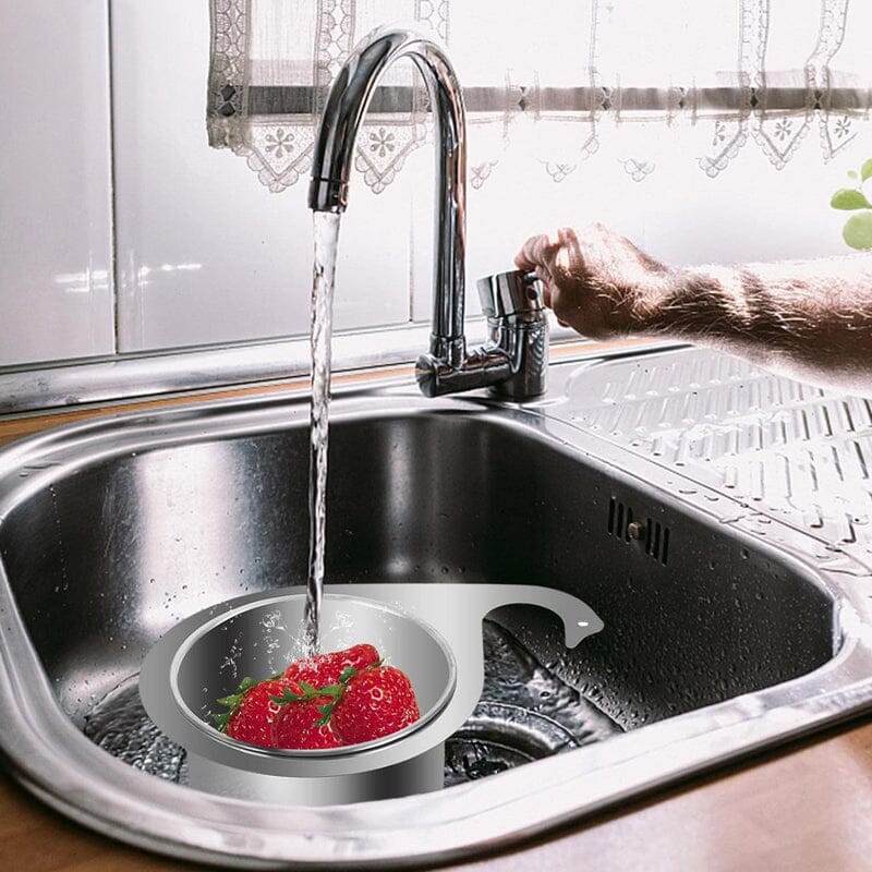 Edelstahl Schwanen Waschbecken Abflusskorb | Brehn