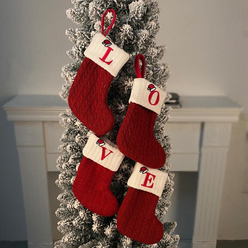 Brehn | Weihnachtsbrief Stricksocke