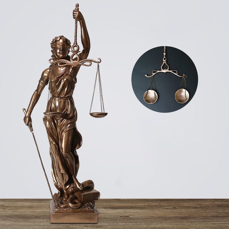 Brehn | Dekorationsstatue der Göttin der Gerechtigkeit