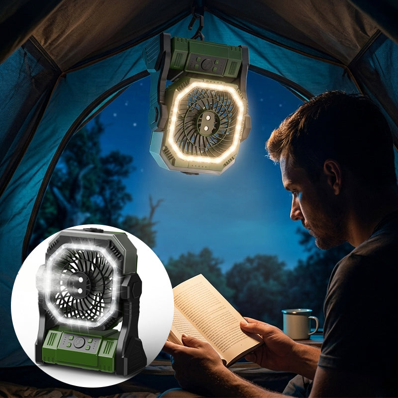 Wiederaufladbarer Outdoor Camping Ventilator Licht | Brehn