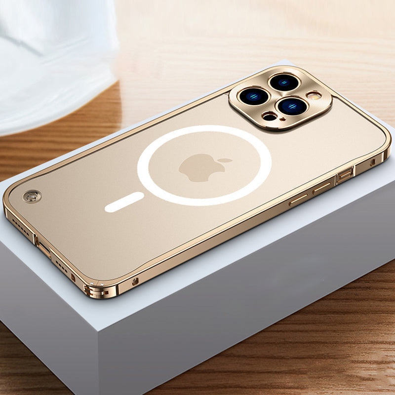 Magnetisches Gehäuse für iPhone mit Metallrahmen | Brehn
