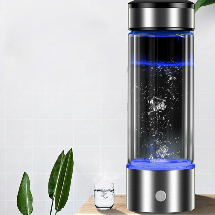 Brehn | Wiederaufladbare alkalische Wasserflasche - Mit Wasser angereichertes Wasserstoff