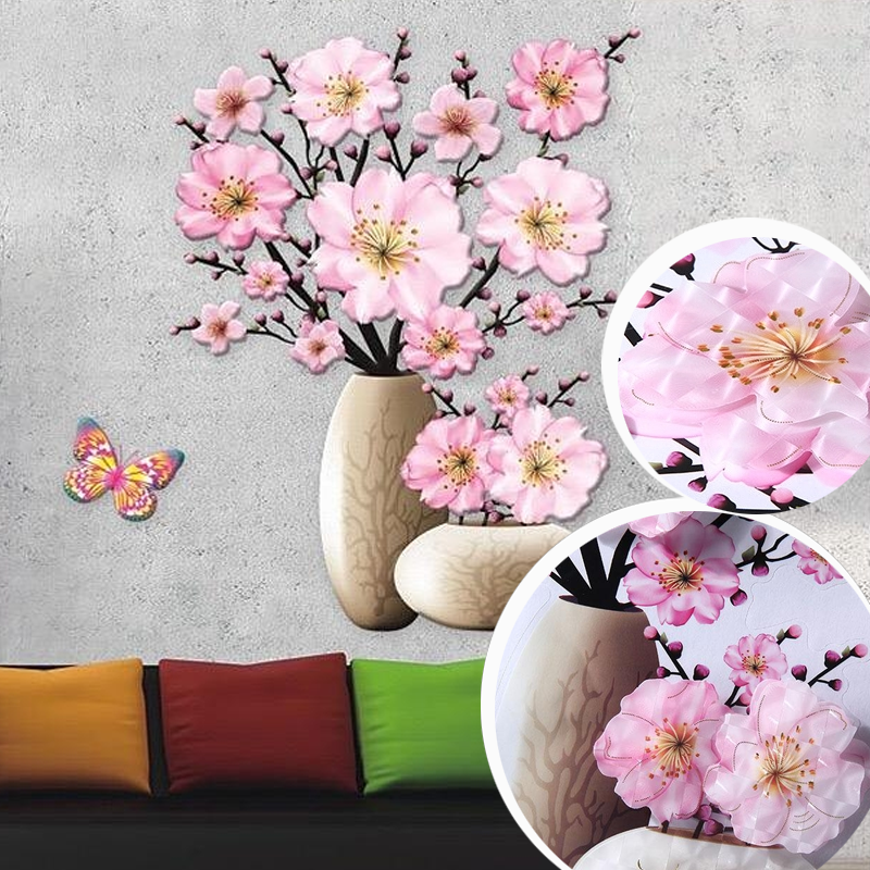 Brehn | 3D Vase Wandaufkleber