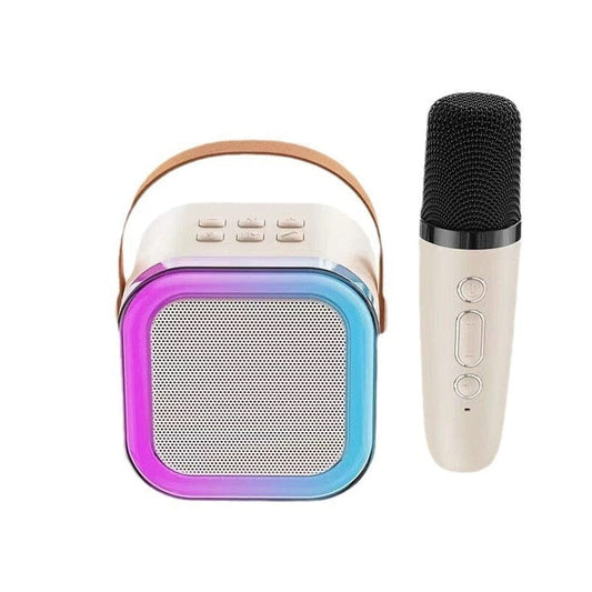 Brehn | Mini-Karaoke-Maschine für Kinder mit drahtlosen Mikrofonen