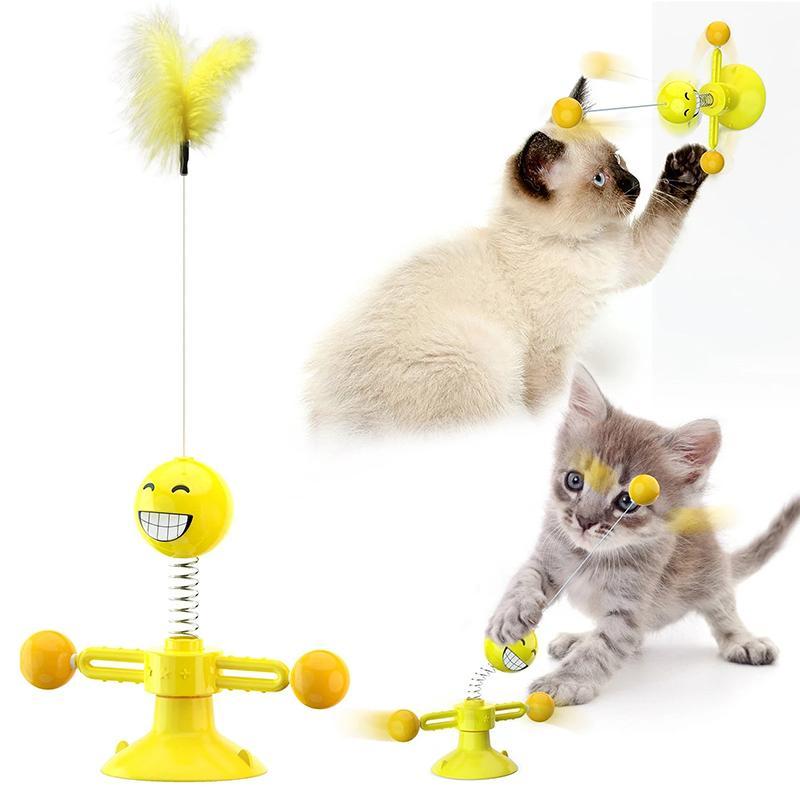 Multifunktionales Drehspielzeug für Katzen | Brehn