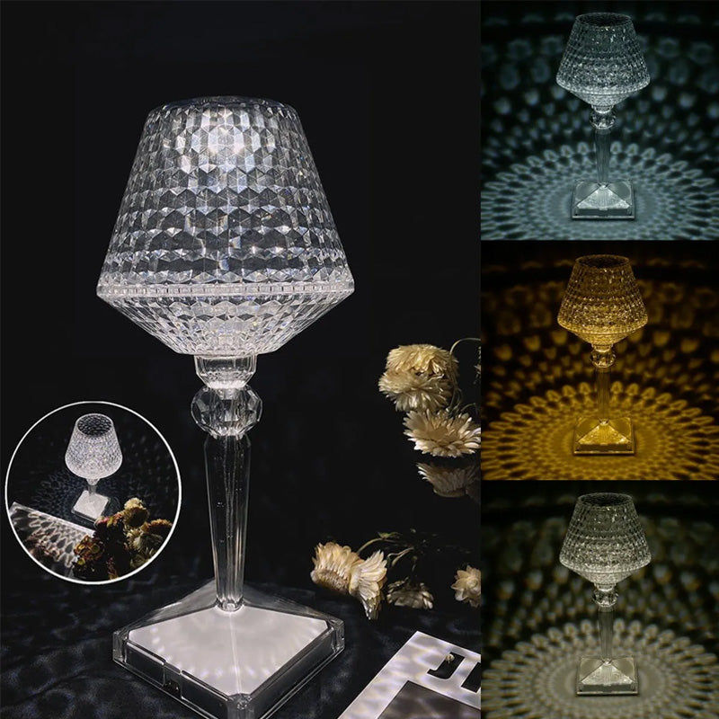 Kristall-Tischlampe | Brehn