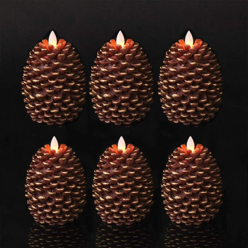 Brehn | Tannenzapfen & Baum LED Kerzen