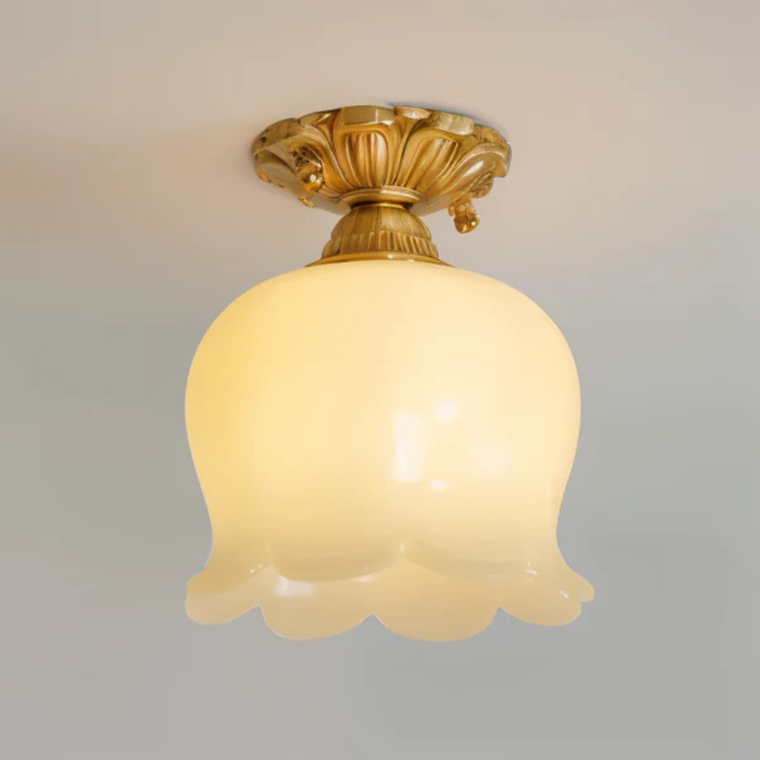 Brehn | Vintage Deckenlampe in Blumenform