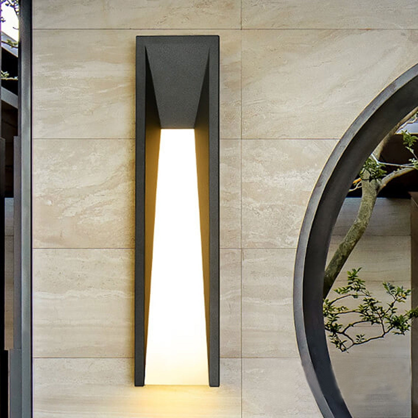 Wasserdichte Einfache Streifen Design LED Außen Wandleuchte Lampe | Brehn