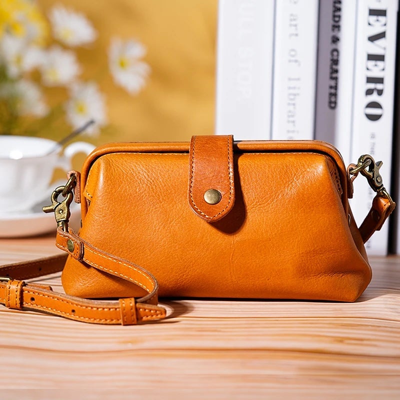 Brehn | Vintage handgemachte Ledertasche