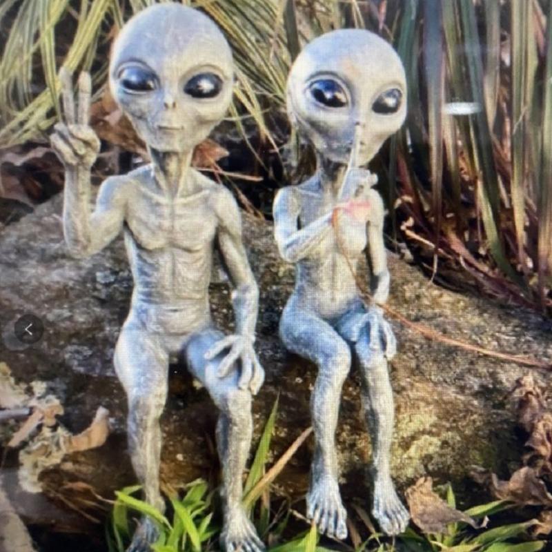 Alien Garten Statue | Brehn