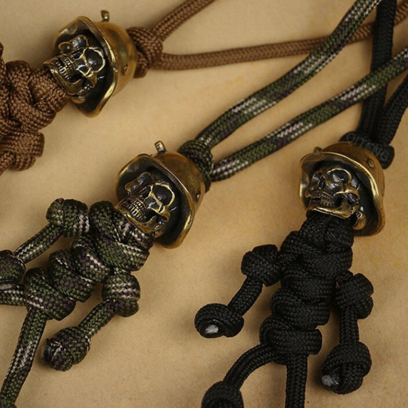 Brehn | Skelett Soldat Paracord Schlüsselanhänger