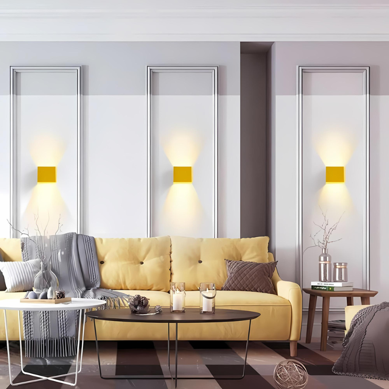 Brehn | Moderne quadratische LED Wandleuchte
