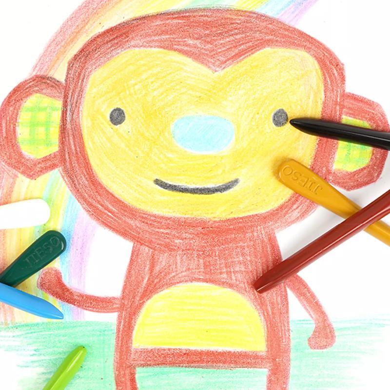 Brehn | Kindertagsgeschenke Plastikpinsel Set für Kinder mit Übungsbuch