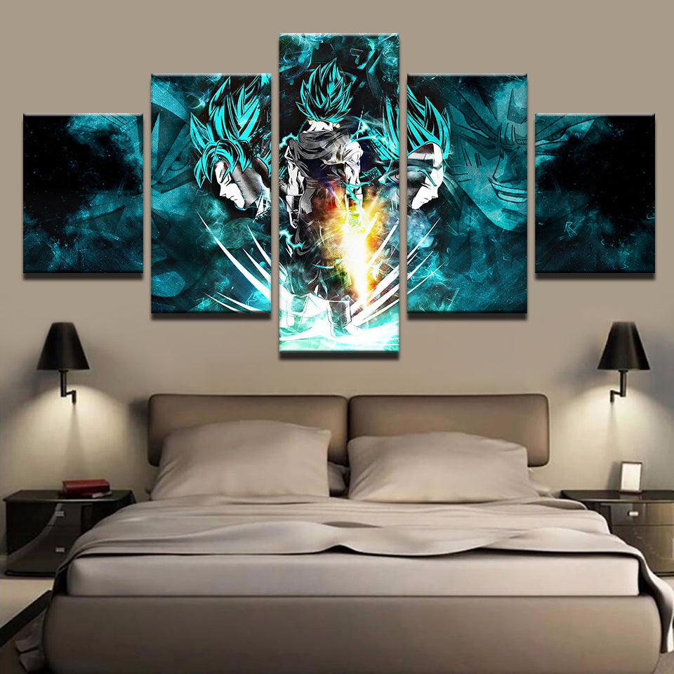 Kraftvolle 5-teilige Leinwand-Wandkunst