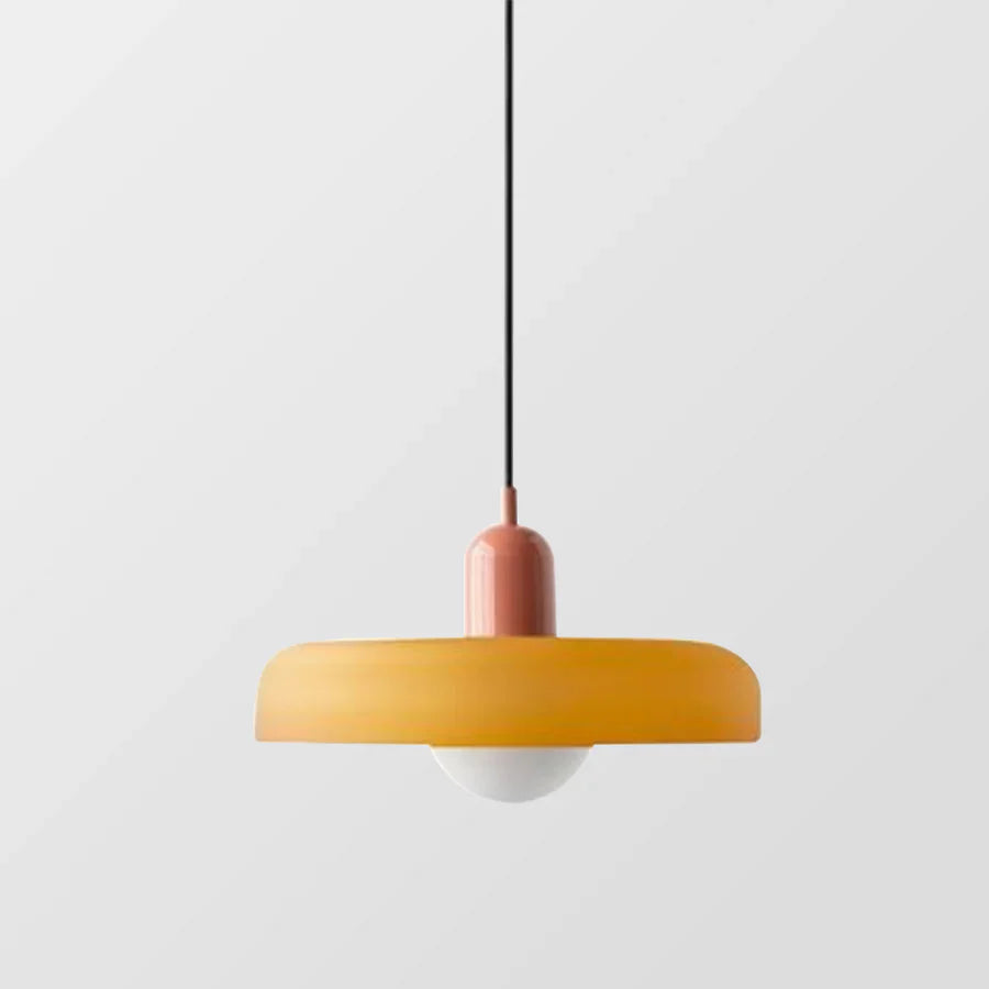 Skandinavische Pendelleuchte für Wohn- und Esszimmer – Minimalistisches Design mit verstellbarer Höhe – Glas