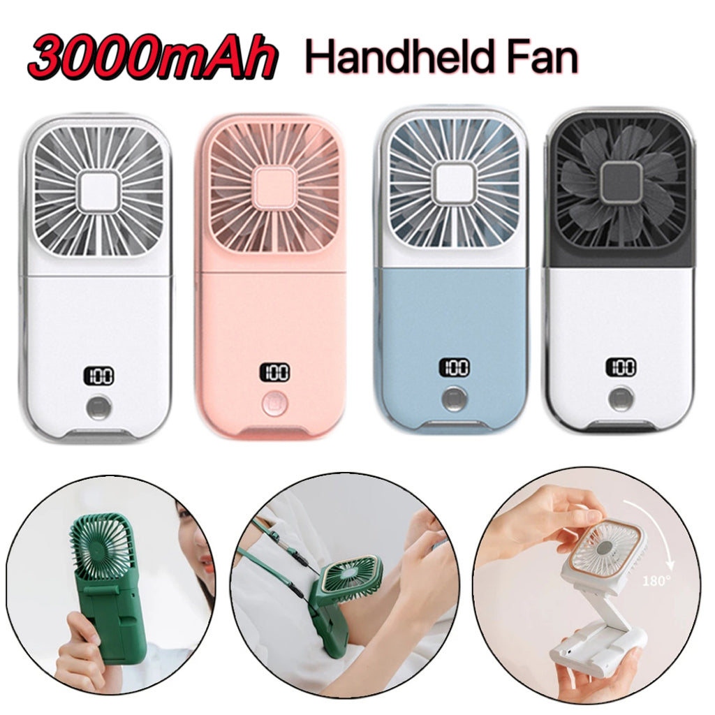 VIvolux | Tragbarer wiederaufladbarer magischer Handyhalter Kühler Ventilator