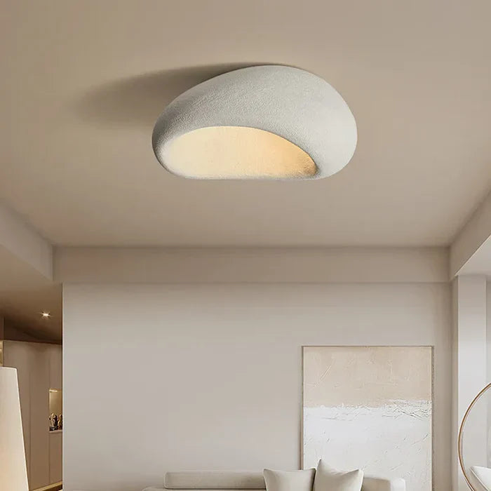 Brehn | Natürliche Wabi Sabi Deckenlampe - SereneAura