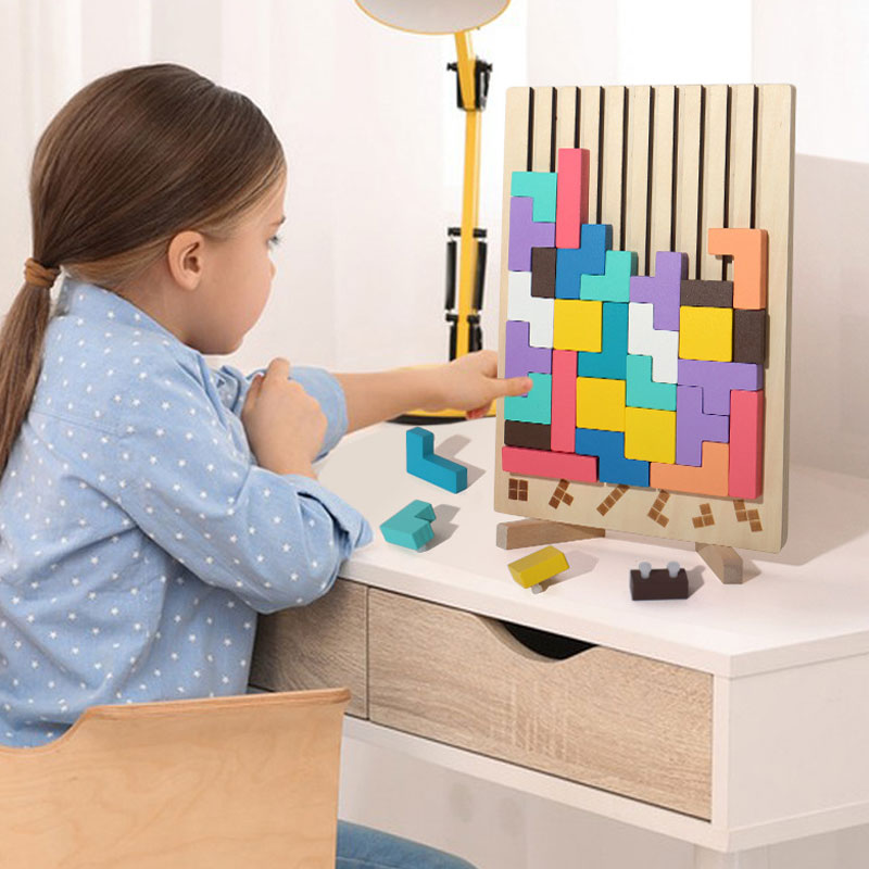 Brehn | Holz Stapel Puzzle Spielzeug