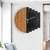 Brehn | Große Holz-Wanduhr für das Wohnzimmer