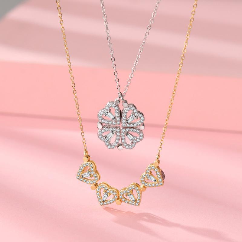 Hollow Four-Leaf Clover Necklace | Brehn