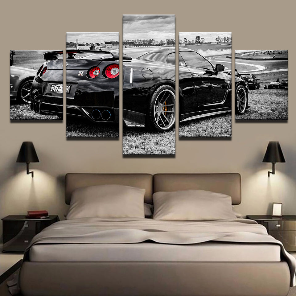Luxusauto 5-teilige - Leinwand Wandkunst Malerei