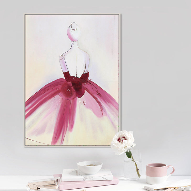 Aquarell-Wandbild „Schönes Kleid“ – Leinwandbild