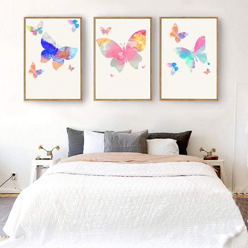 Aquarell-Schmetterling – Leinwandbild
