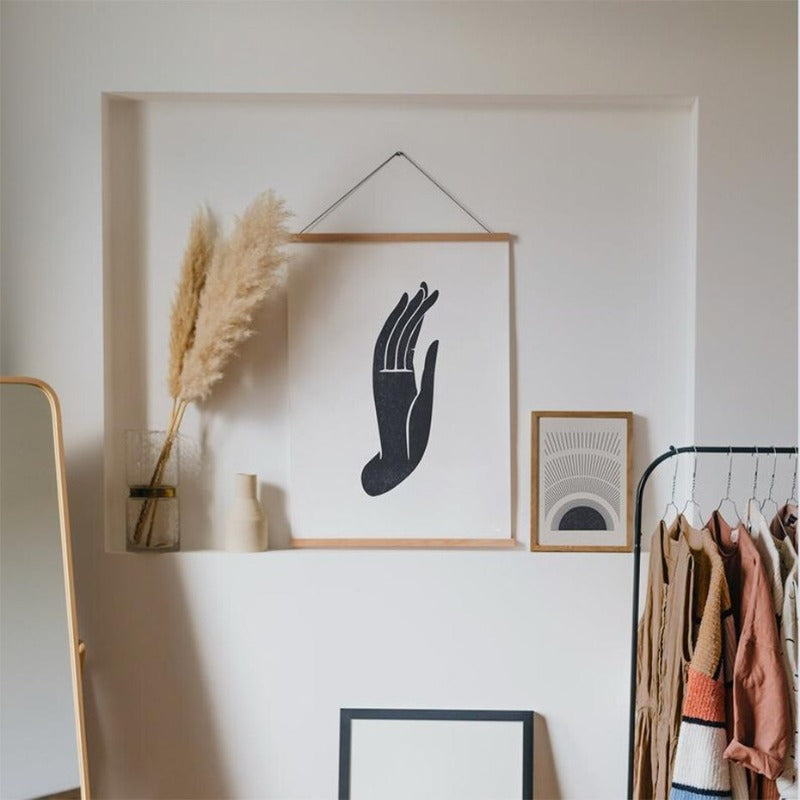 Buddha Mudra Handgesture - Leinwand Wandkunst Gemälde