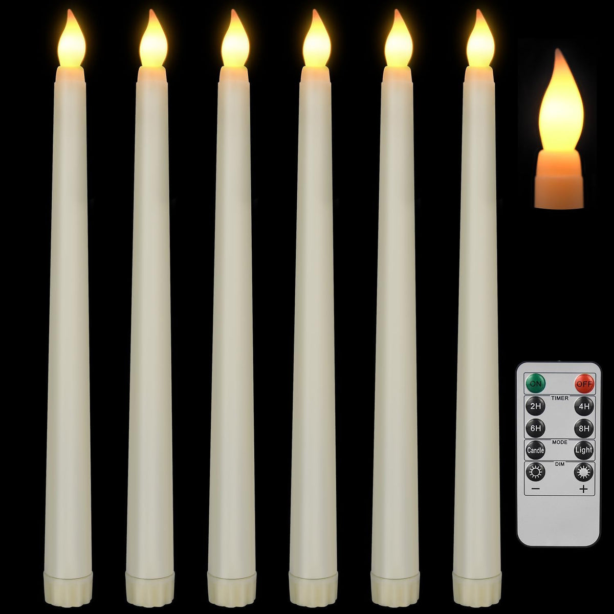 LED-Zylinderkerze für festliche Anlässe
