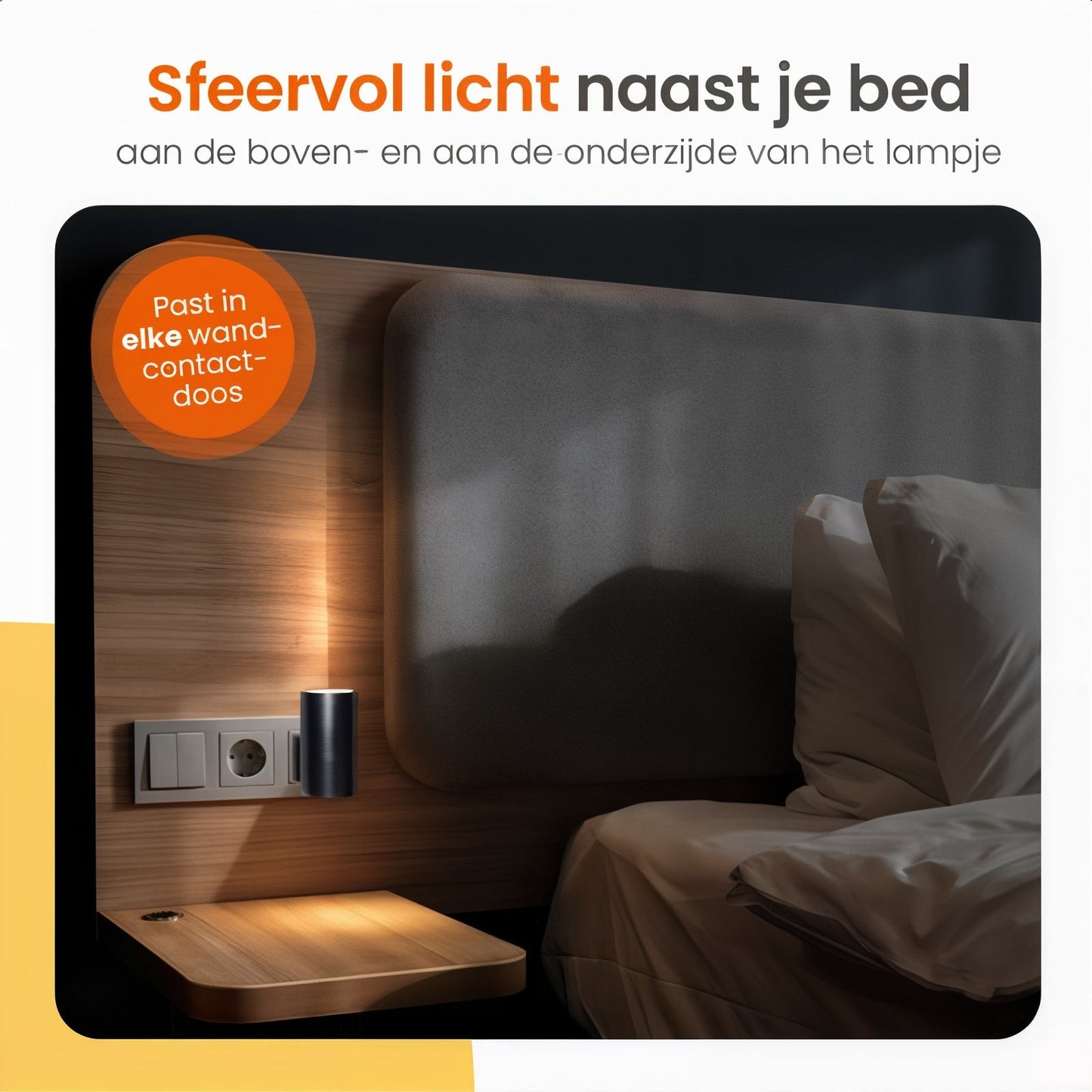 Brehn | LuxeGlow dimmbares Nachtlicht | Elegante Beleuchtung für eine stimmungsvolle Atmosphäre