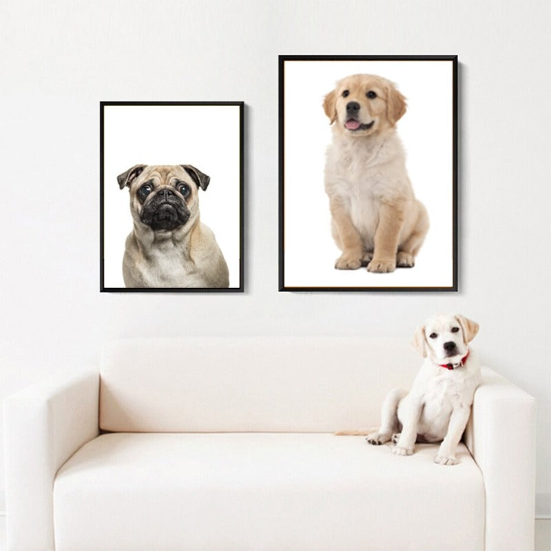 Moderne Hundeposter und -drucke – Leinwandbilder