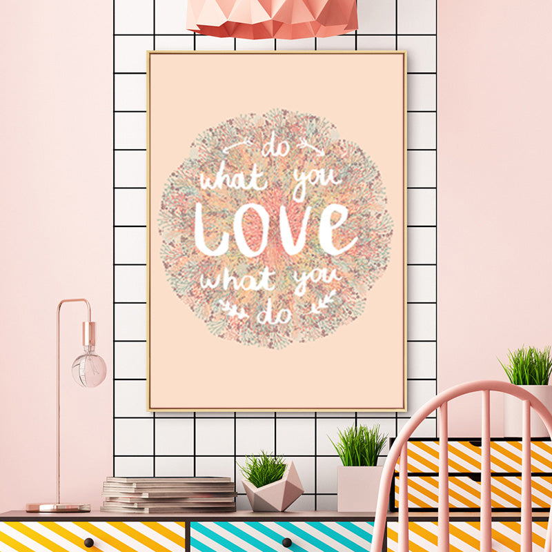 Tu, was du liebst - Leinwand Wandkunst Gemälde