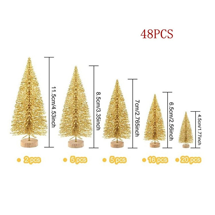 Mini-Weihnachtsbaum aus Sisal zur Dekoration