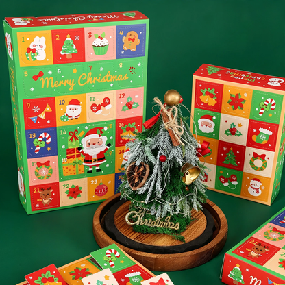 Weihnachts-Adventskalender zum Aufstechen