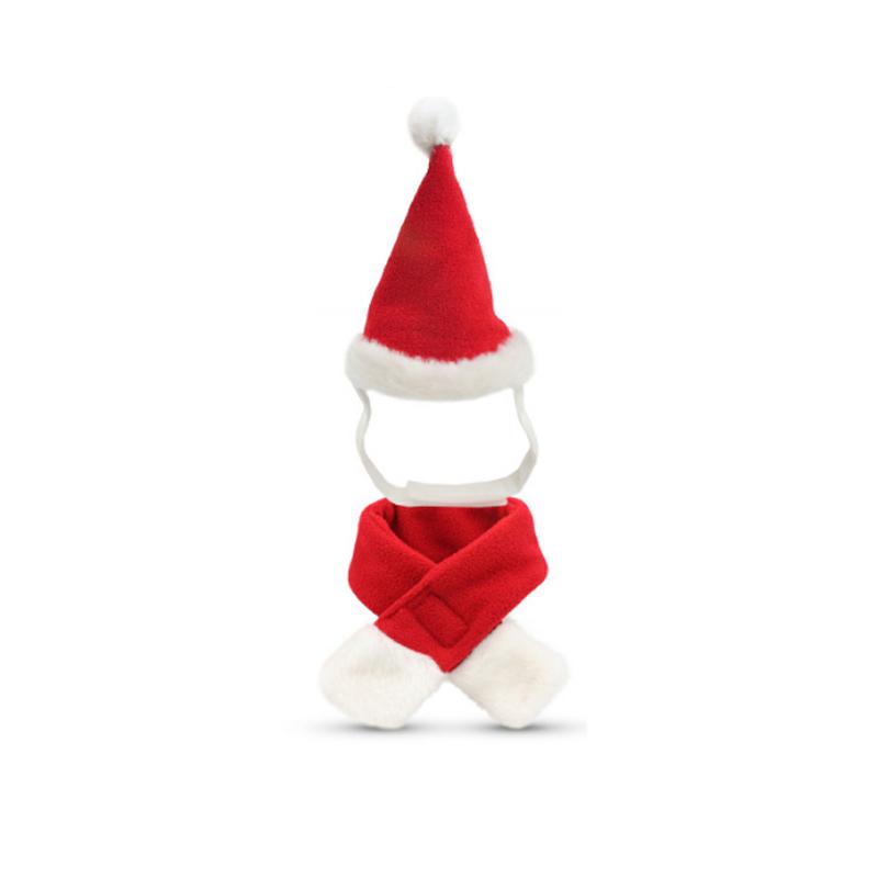 Weihnachtsdekoration Santa Hut mit Schal | Brehn