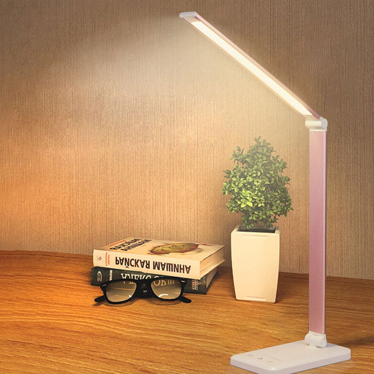 Brehn | Nordic Creative Folding Touch Dimmbar LED Schreibtischlampe